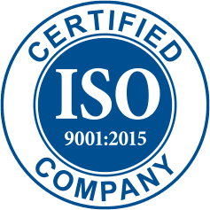 ISO 9001:2015 certified company